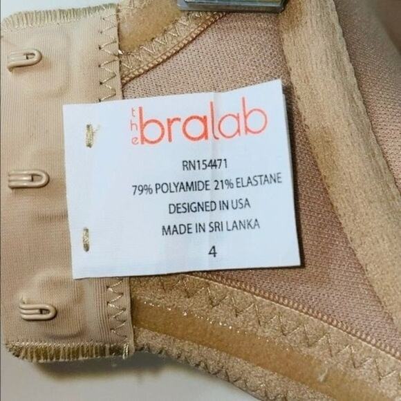 THE BRA LAB Interchangeable Side Clasping Angelina Contour Cup size 4 - Picture 5 of 11